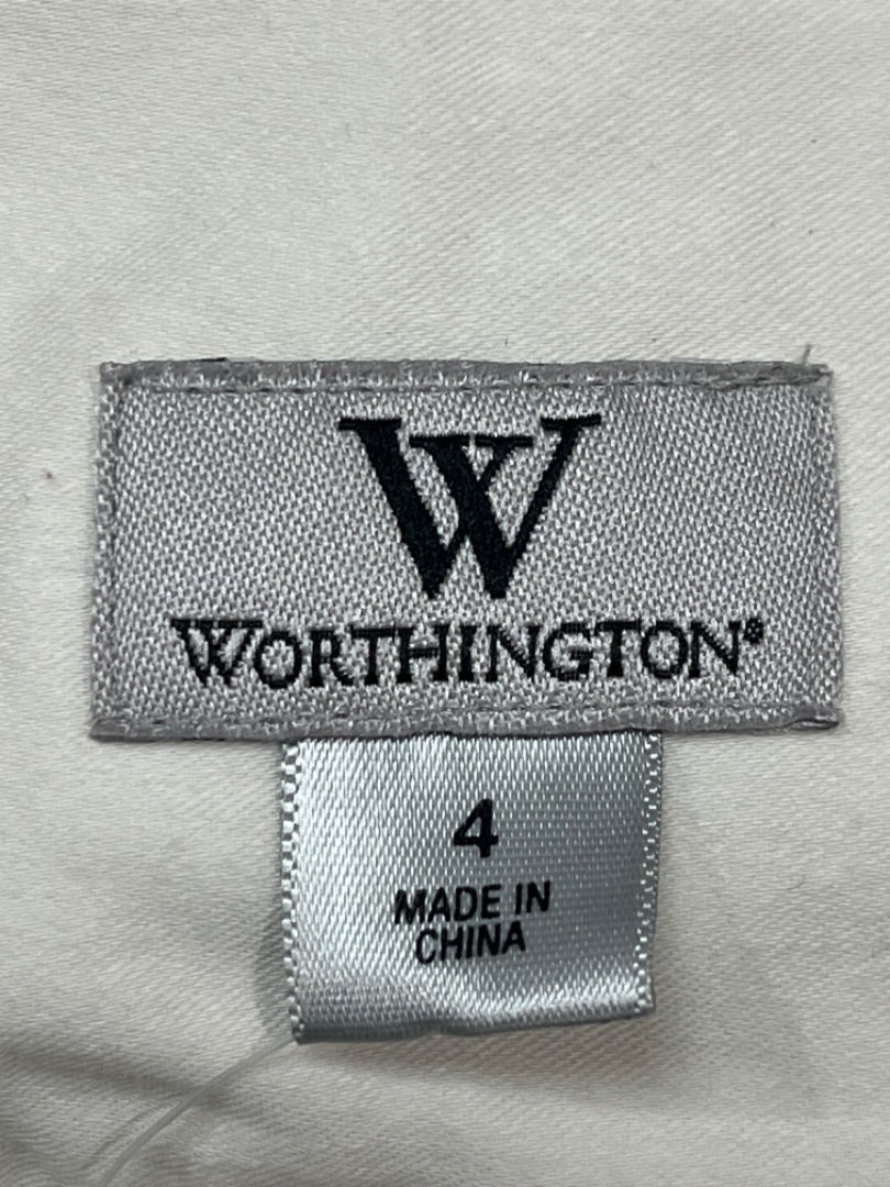 Worthington Midi Skirt W/ Button Detail - 4