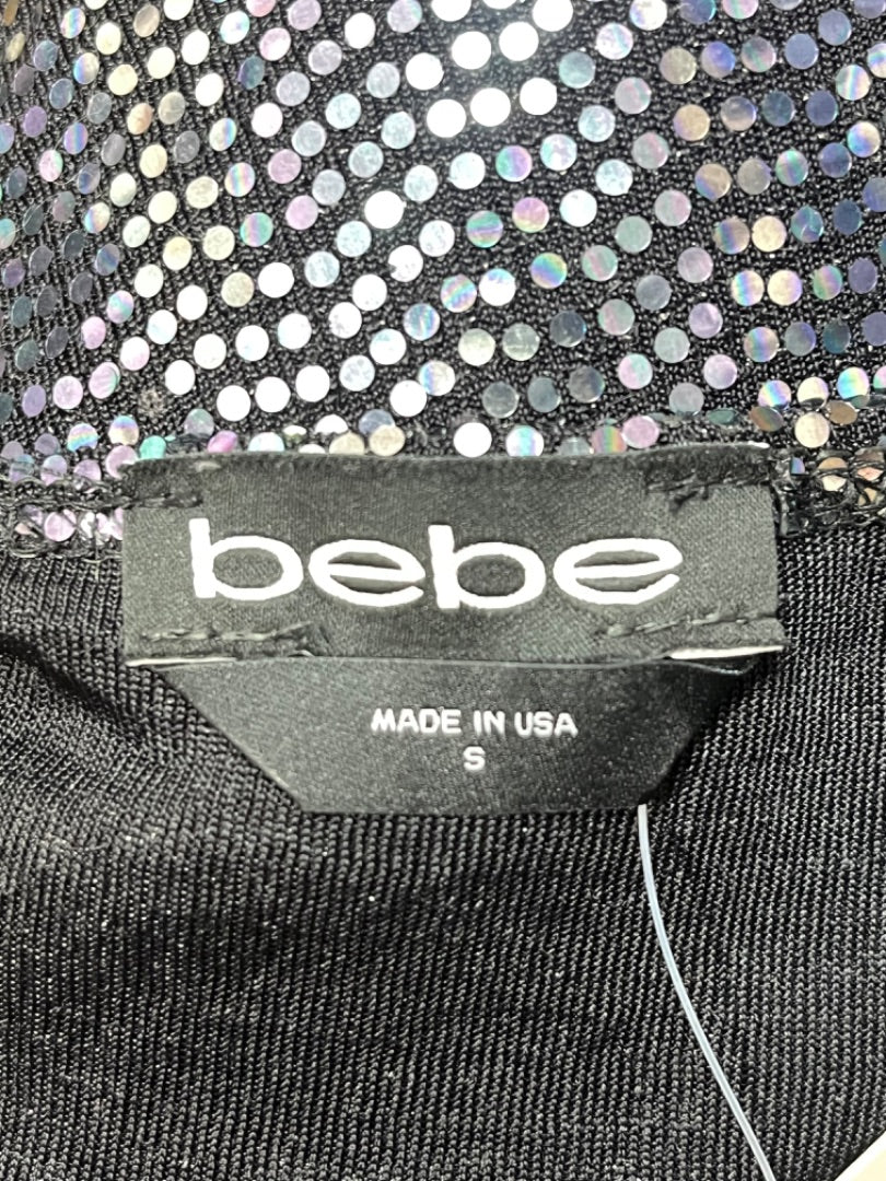 Bebe Black Sequins Dress - S