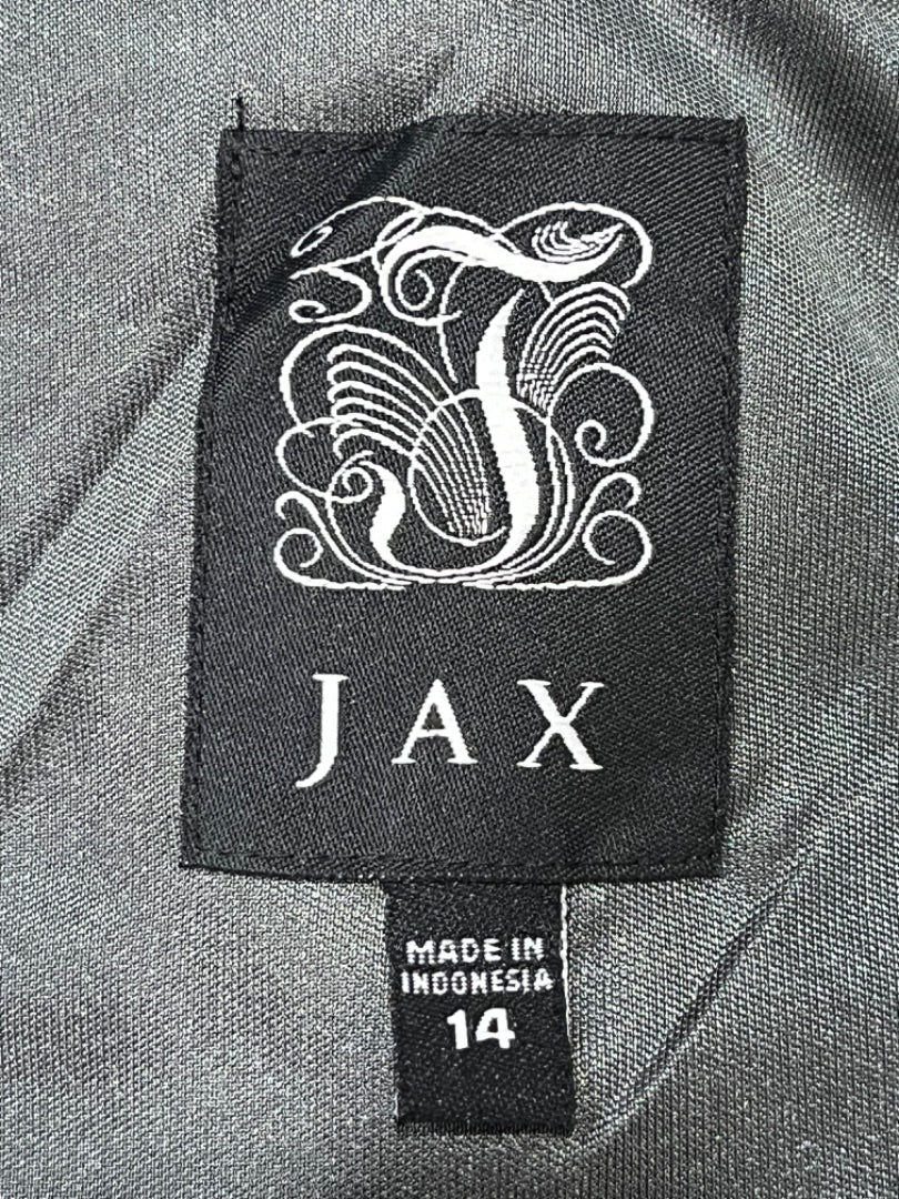 Jax Black & Gray Starburst Design Dress - 14