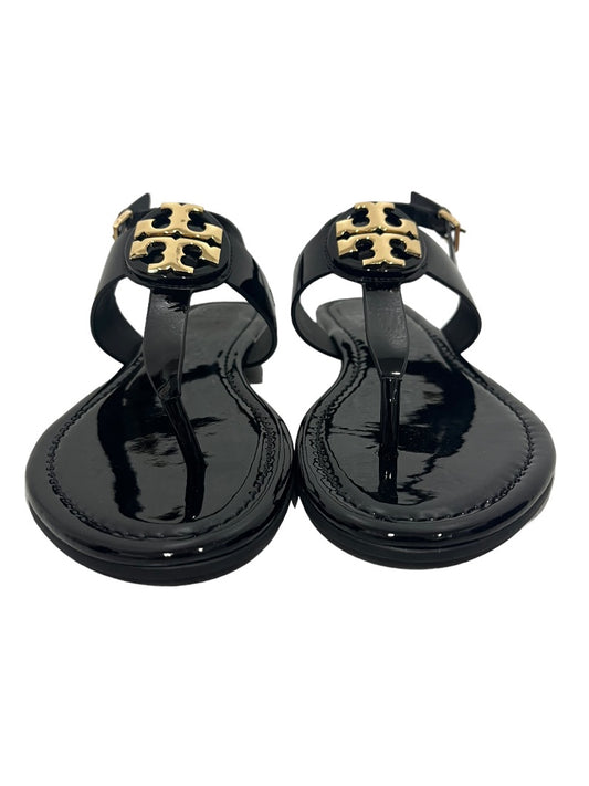 Tory Burch Claire Flat Thong Sandal Patent Leather - 9