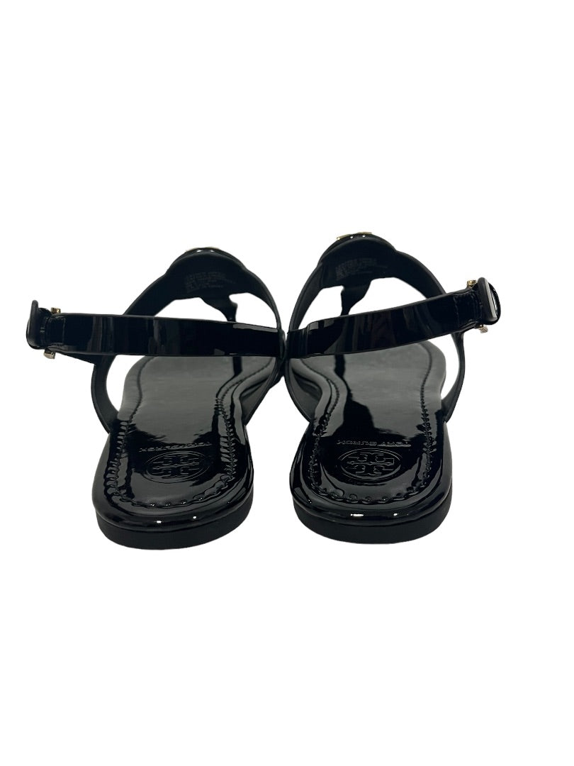 Tory Burch Claire Flat Thong Sandal Patent Leather - 9
