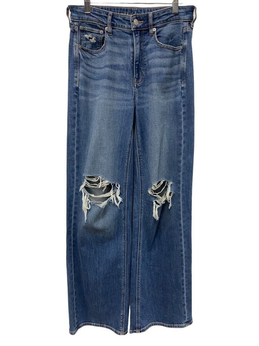 American Eagle Super High-Rise Baggy Wide Leg Jeans - 2 - Queens Exchange Consignment Boutique