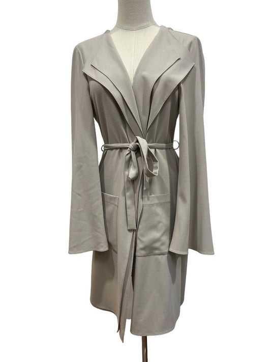 BCBGMAXAZRIA NEW Waterfall Collar Trench with Belt - S - Queens Exchange Consignment Boutique