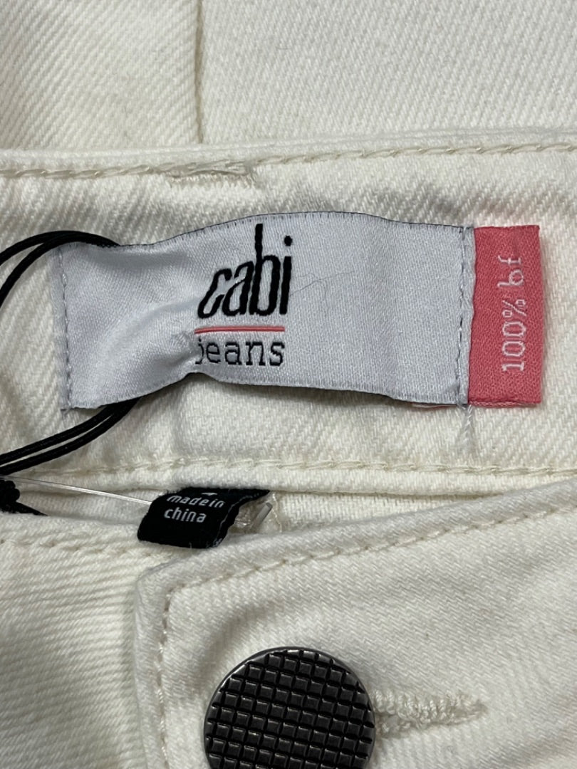 Cabi 100% Boyfriend Antique White Jean - 4 - Queens Exchange Consignment Boutique