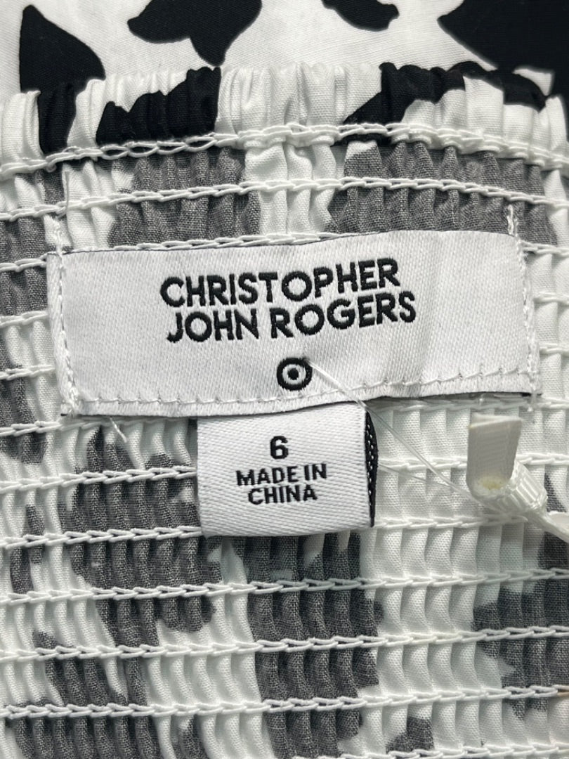 Christopher John Roger Floral Faux Wrap Dress - 6 - Queens Exchange Consignment Boutique