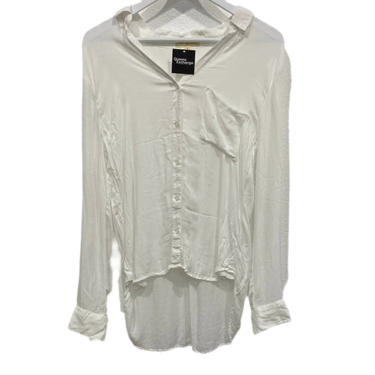 Cloth & Stone White Button Down Long Sleeve - S - Queens Exchange