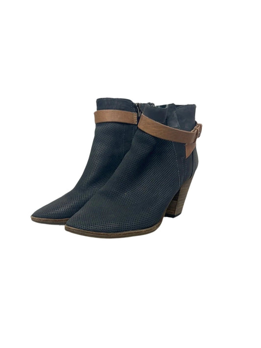 Dolce Vita Leather Booties With Straps - 9 - Queens Exchange Consignment Boutique