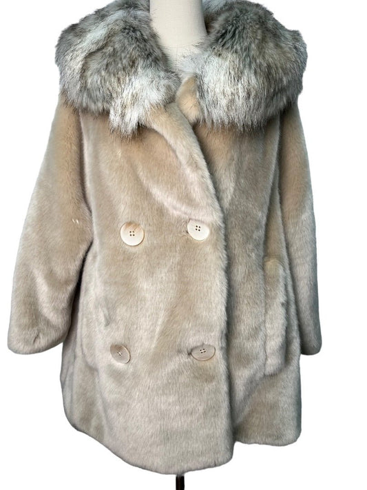 Emerson Fry Faux Fur Coat - Queens Exchange Consignment Boutique