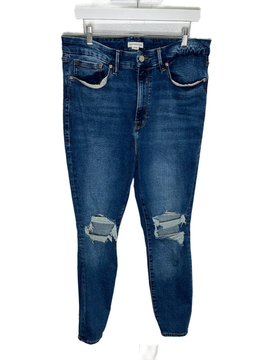 Good American Skinny Distressed Jeans - 14/18 - Queens Exchange