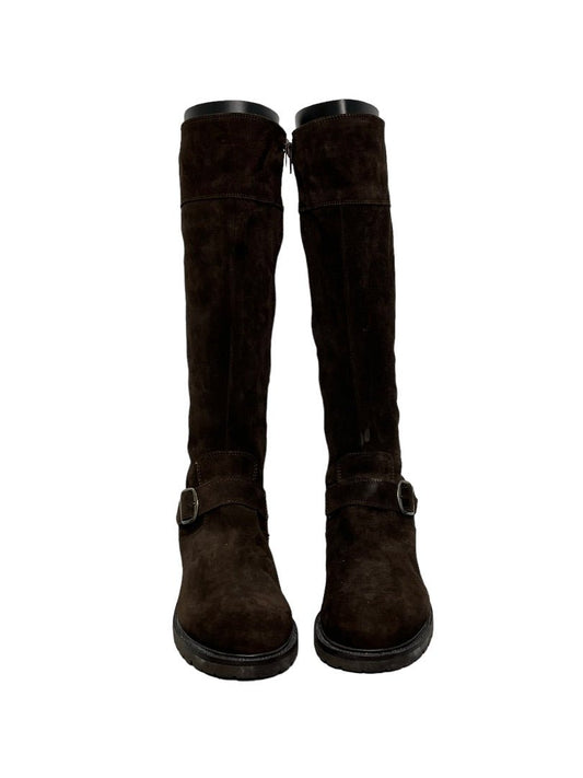 J. Crew Leather Zip Knee High Riding Boots Womens - 9 - Queens Exchange Consignment Boutique