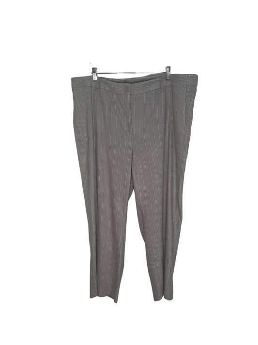 J. Jill Linen Blend Striped Dress Pants - 20 - Queens Exchange Consignment Boutique