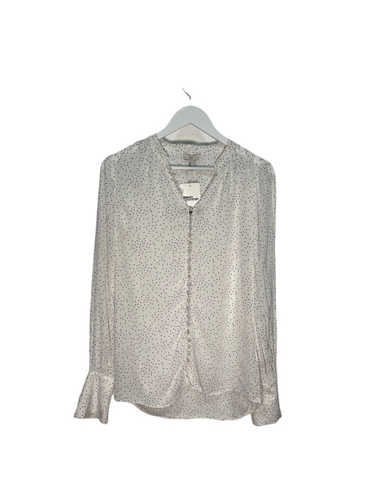Joie Hearts Button Long Sleeve Top - S - Queens Exchange Consignment Boutique