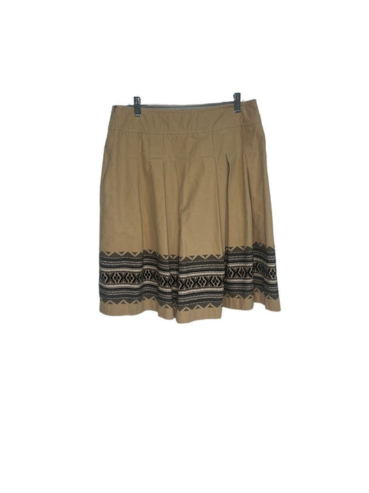Loft Pleated Skirt with Tribal Design - 4 - Queens Exchange Consignment Boutique