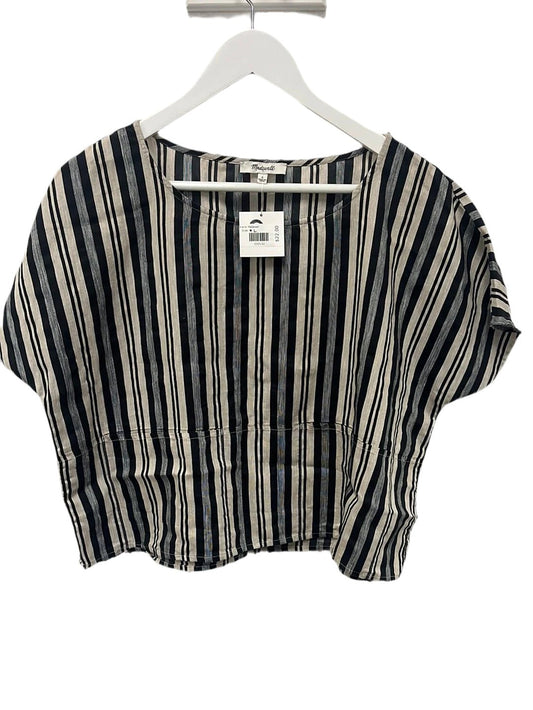 Madewell Striped Boxed Top - Size L - Queens Exchange