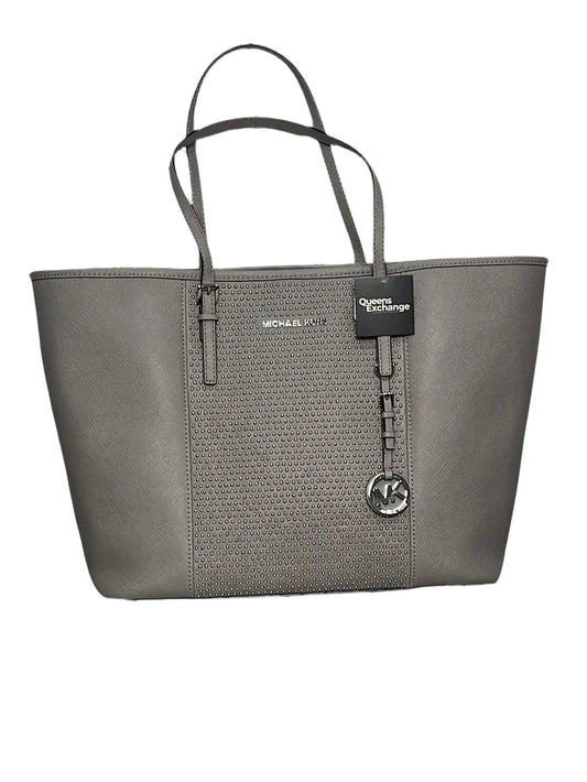 Michael Kors Microstud Ctr Stripe Tote - OS - Queens Exchange Consignment Boutique