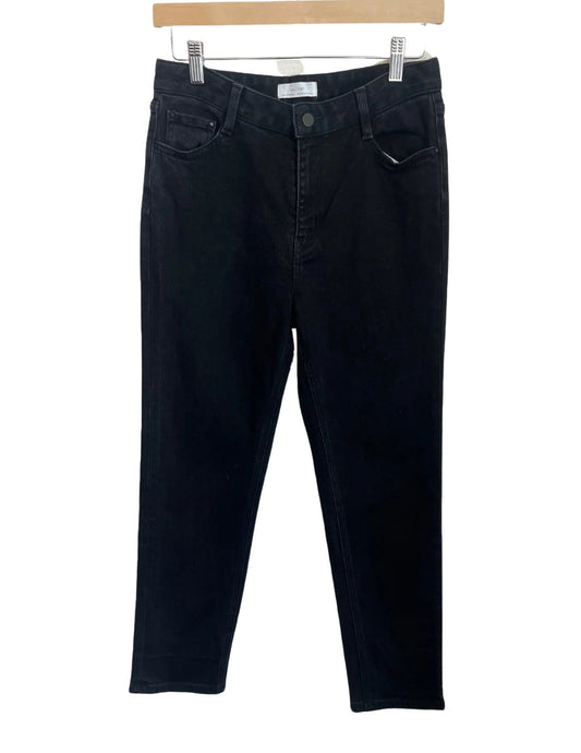 OAK+FORT Black Straight Leg Jeans - Size 27 - Queens Exchange