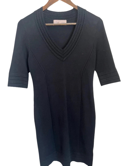 Philosophy Black Knit Dress - Size S - Queens Exchange