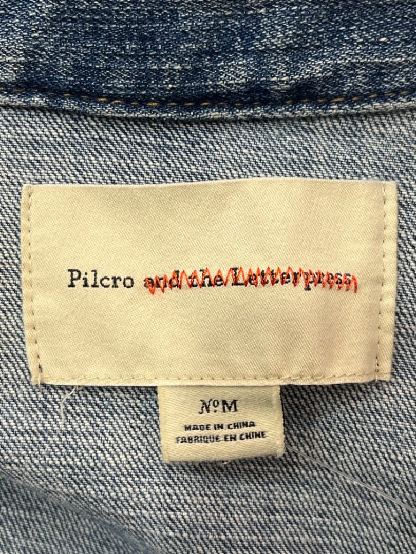 Pilcro Denim Military Jacket - M - Queens Exchange Consignment Boutique