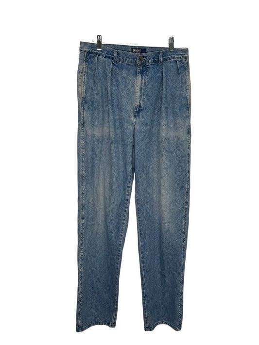 Polo by Ralph Lauren Men's Vintage Made in U.S.A. Straight Leg Jeans - 33/36 - Queens Exchange Consignment Boutique