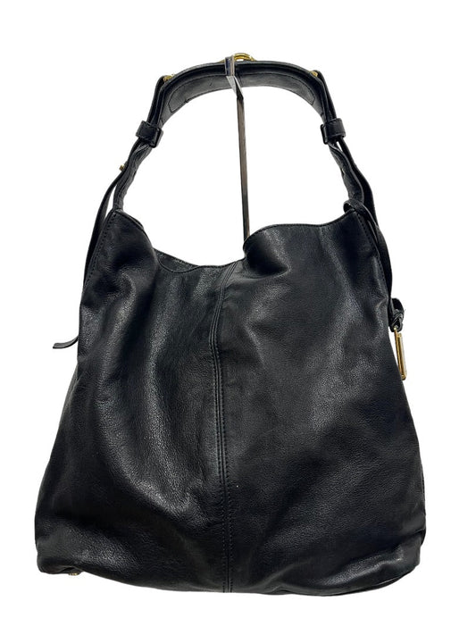 Rachel Zoe Leather Hobo Gold Detail Shoulder Bag - OS - Queens Exchange Consignment Boutique