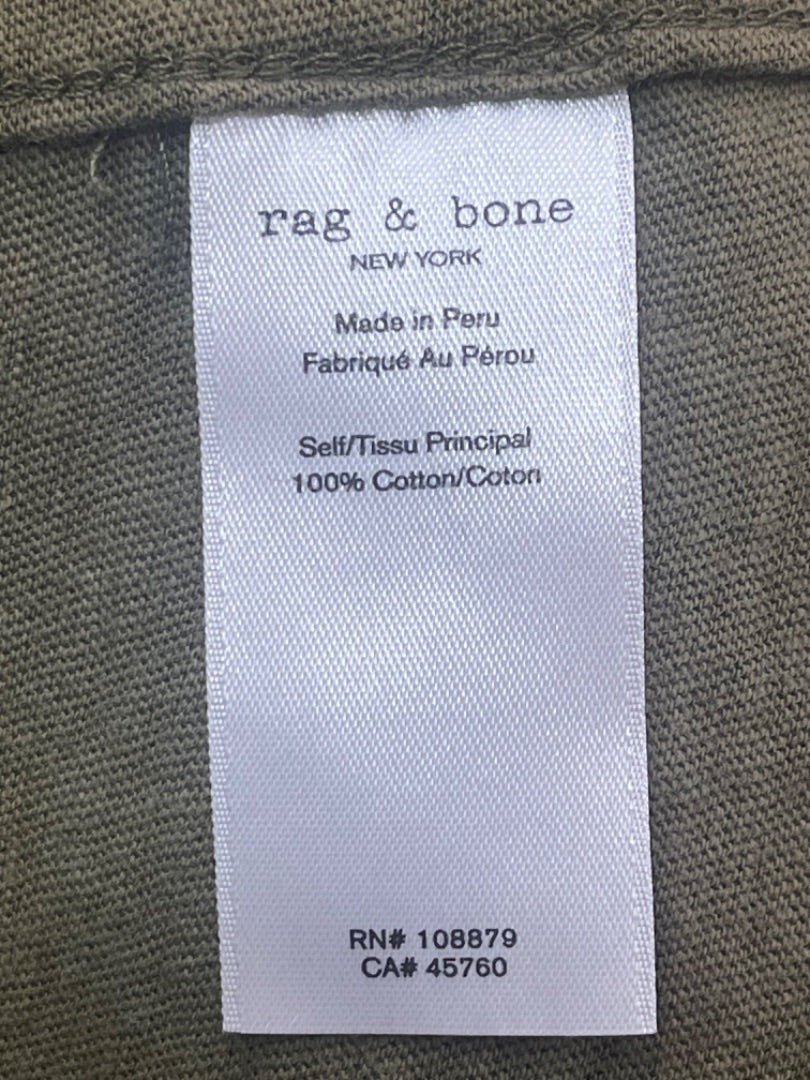 Rag & Bone Slubbed Organic Pima Cotten Top - L - Queens Exchange Consignment Boutique