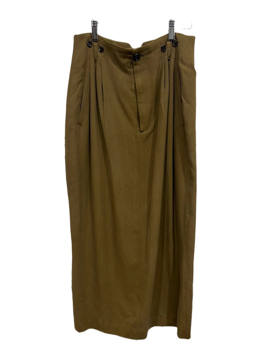The Peppermint Company brown Vintage Long Pencil Skirt-8 - Queens Exchange