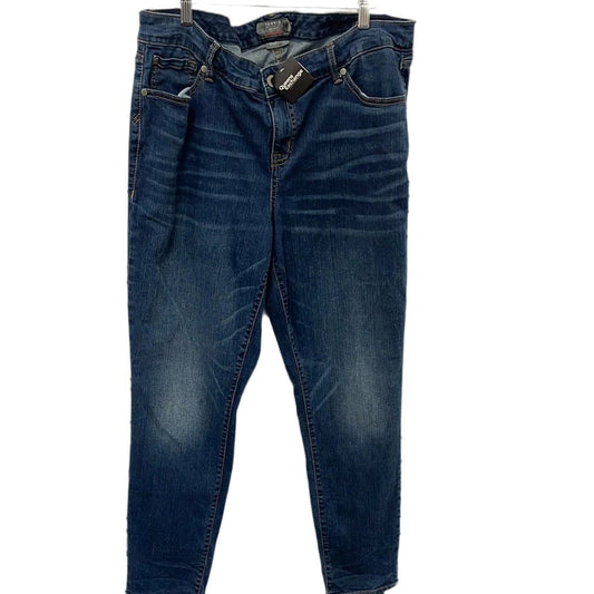 Torrid Vintage Stretch Boyfriend Straight Blue Jeans -Size 18T - Queens Exchange