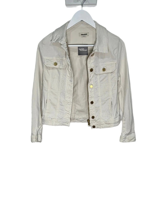 Zading&Voltaire Kirk Y Blanc Denim Jacket - S - Queens Exchange Consignment Boutique