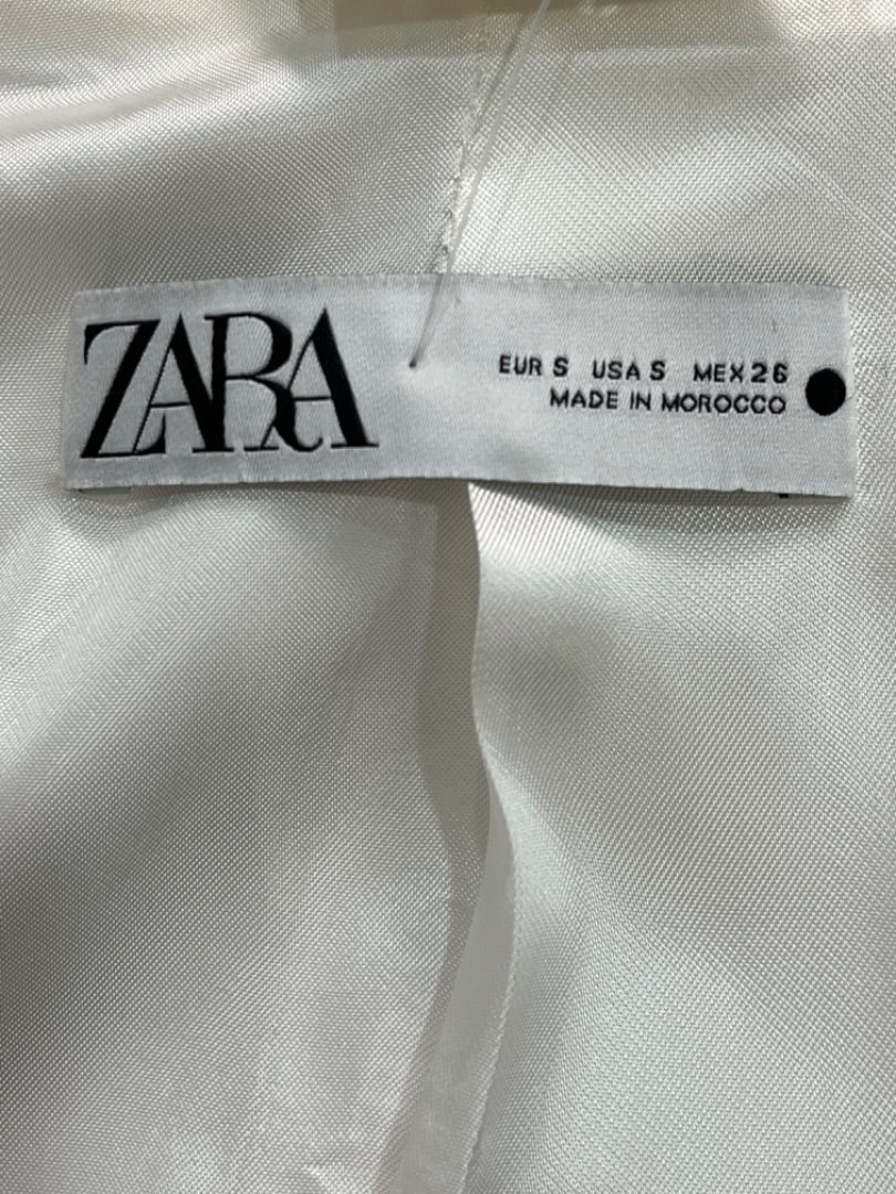 Zara Double Breasted Gold Button Dress Blazer - S - Queens Exchange Consignment Boutique