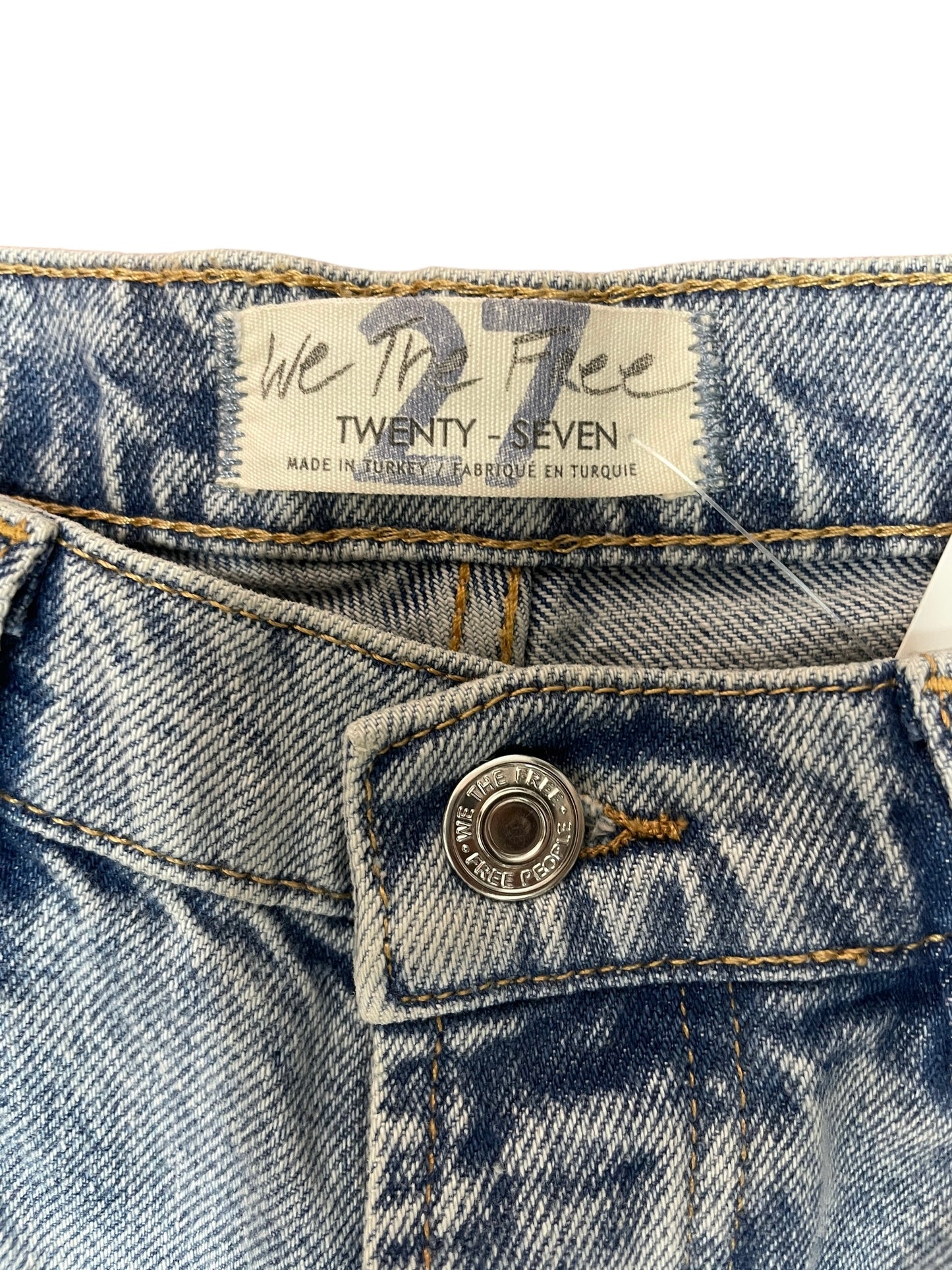 We The Free Button Fly Bootleg Straight Denim - 27