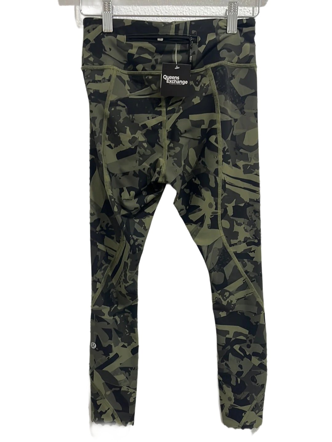 Lululemon Green/Black Running Pants Camo Leggings-4 – Queens Exchange  Consignment Boutique