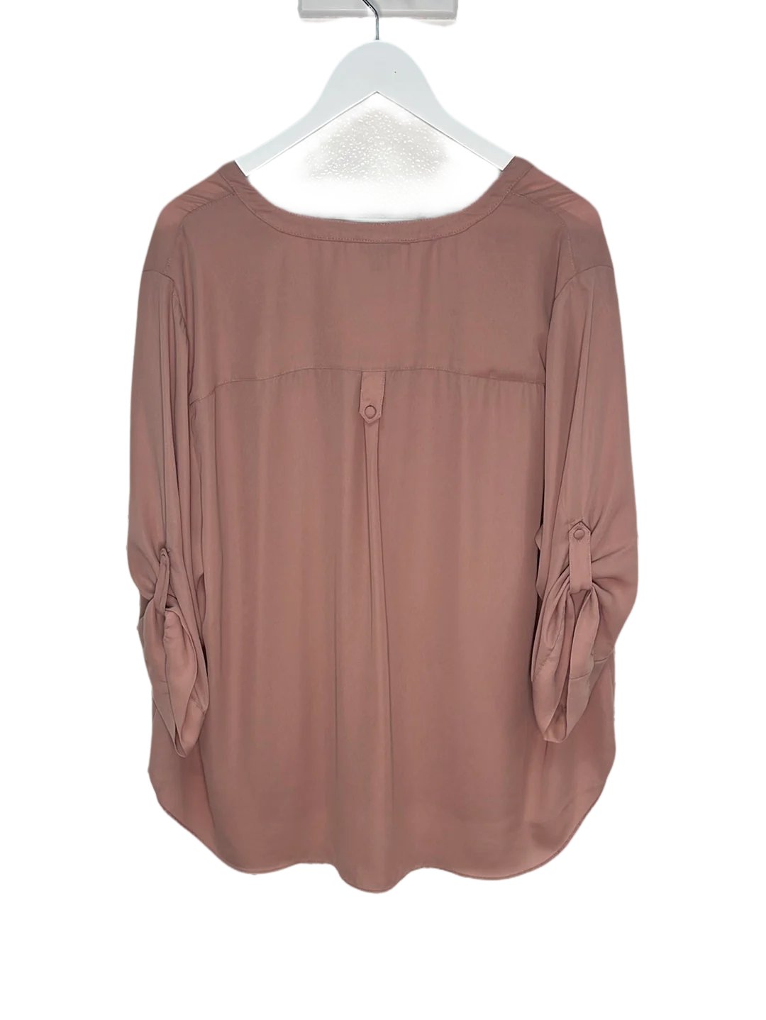 Torrid Harper Dusty Blush Pullover Blouse - 3 – Queens Exchange Consignment  Boutique