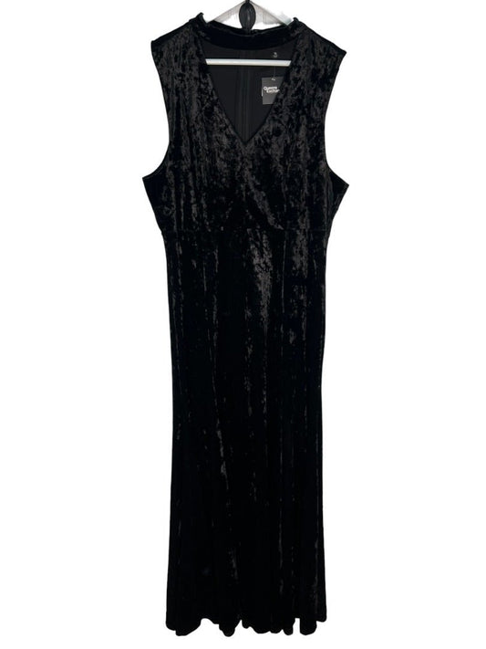 Torrid Velvet Full Length Cutout Choker Neck Maxi Gown - 16 - Queens Exchange Consignment Boutique